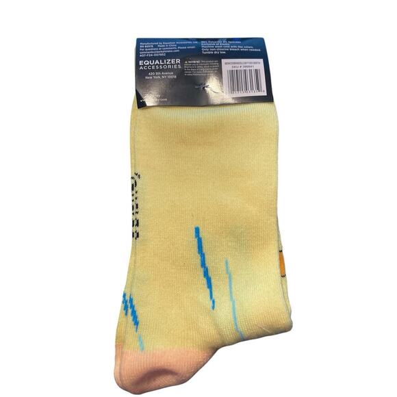 Goofy Disney Novelty Fun Crew Socks Sz 9-13 - Picture 2 of 2